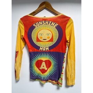 Custo Barcelona Sunshine Striped Long Sleeve Top